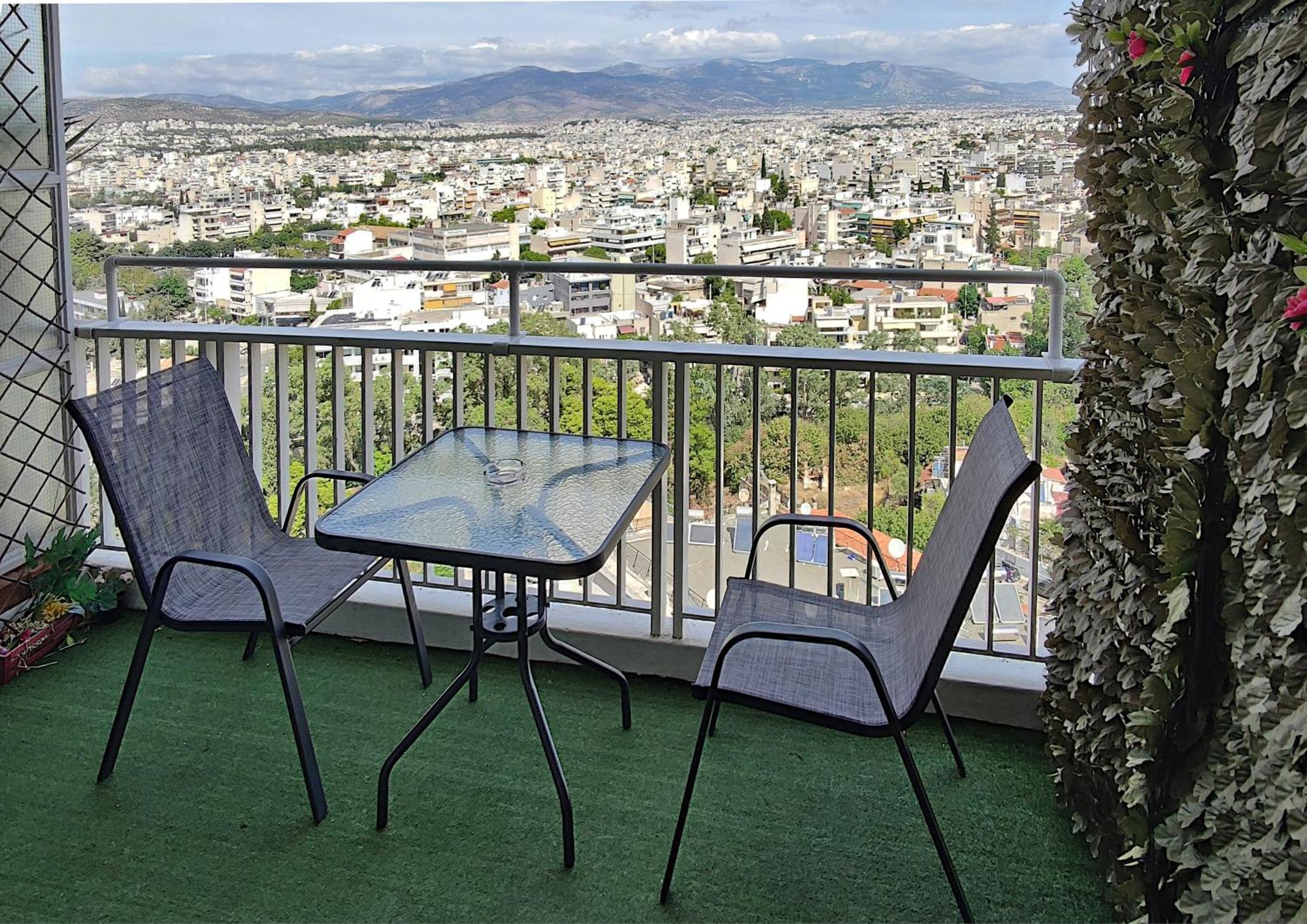 Great City View At A Safe Neighborhood Near Metro Athens Exterior photo